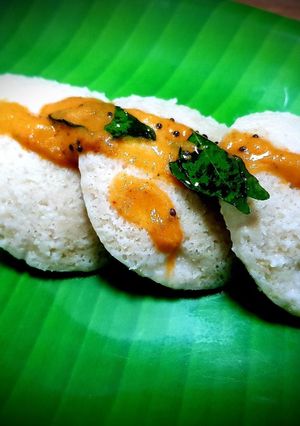A picture of Quinoa Idli.