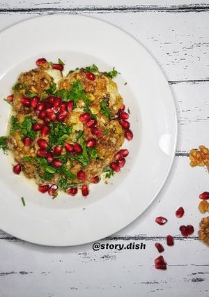 صورة لوصفة زهرة بالفرن (قرنبيط)