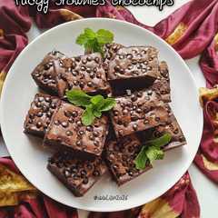 Fudgy Brownies Chocochips-レシピのメイン写真