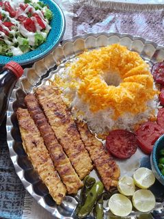 عکسی از دستور کوبیده مرغ خونگی