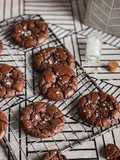 Fudgy Brownie Crinkle Cookies with Sea Salt Flakes