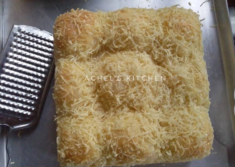 Resep Roti Sobek Keju | Cara Membuat Roti Sobek Keju Yang Enak Banget