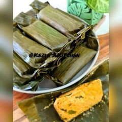 PEPES TAHU (TOFU STEAMED IN BANANA LEAVES) A picture of PEPES TAHU (TOFU STEAMED IN BANANA LEAVES).