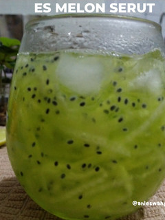 Foto resep Es Melon Serut Biji Selasih