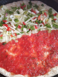 Una foto de Pizza de Salvado