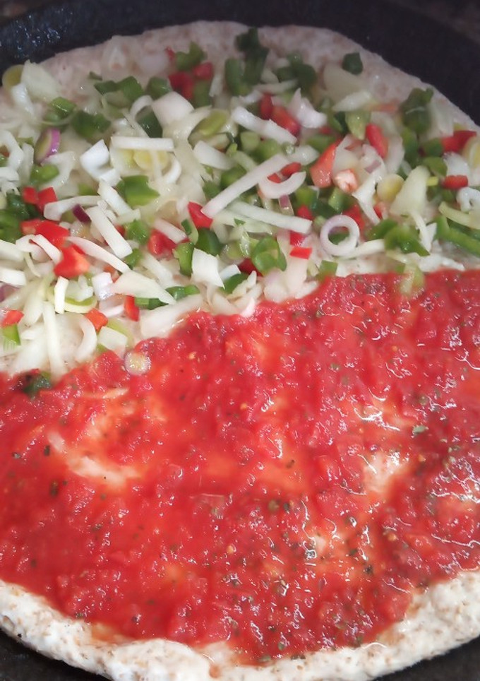 Una foto de Pizza de Salvado