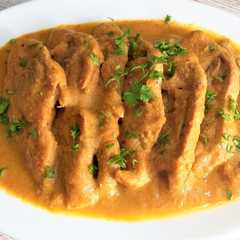 Una foto de Chuletas de pavo en salsa de champiñones