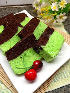 Foto resep Bolu Coklat Pandan