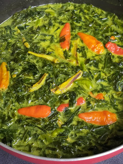 Foto resep Sayur ubi tumbuk (daun singkong)
