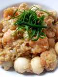 Udang dan Telur Puyuh Salted Egg