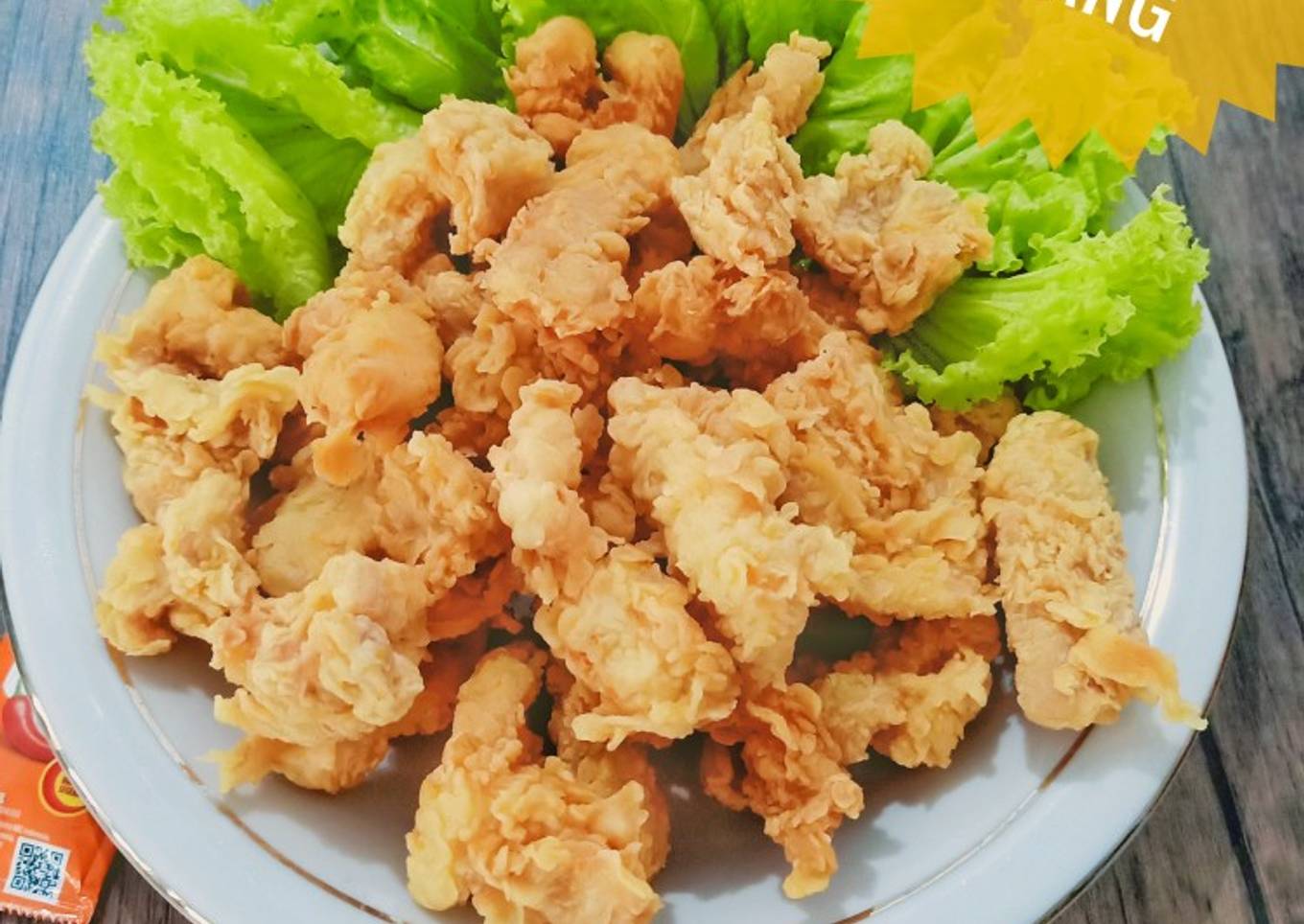 Ayam goreng Crispy Tanpa Tulang