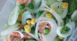 Hình ảnh món Salad tôm eatclean