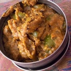 A picture of Besan vali Capsicum.
