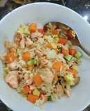 Cơm chiên cá hồi