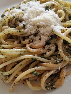 Foto di Spaghetti al pesto (ricetta pesto)
