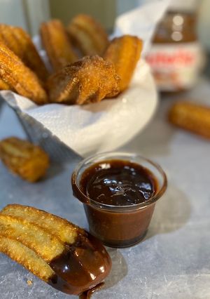 A picture of Mixed spice and Brown sugar Churros.