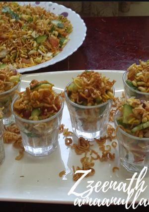 A picture of Maggi Bhelpuri Shots.