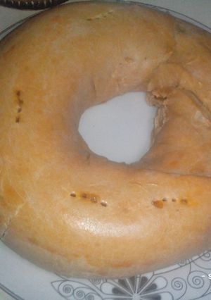 A picture of Potatoes donut pie.