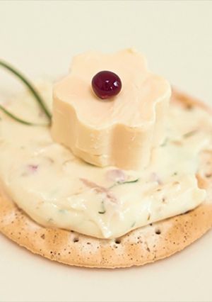 A picture of Salmon Canapé & Fresh Ade – A Perfect Pairing 🌼 🍾.