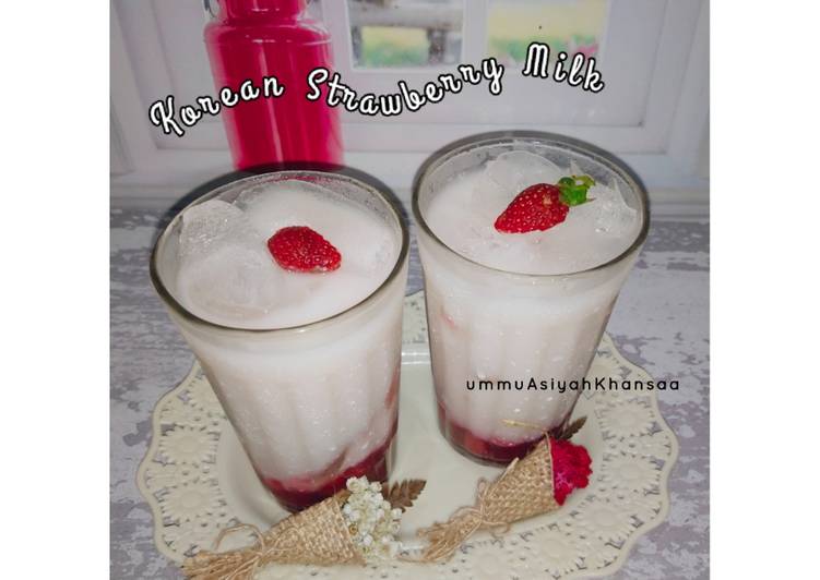 Korean Strawberry Millk 🍓