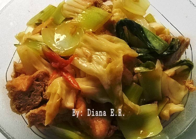 Rahasia Membuat Tumis Tahu Pok Coy Simple Enakkk, Enak Banget