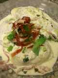 Salsa a base de jamón crudo para pastas
