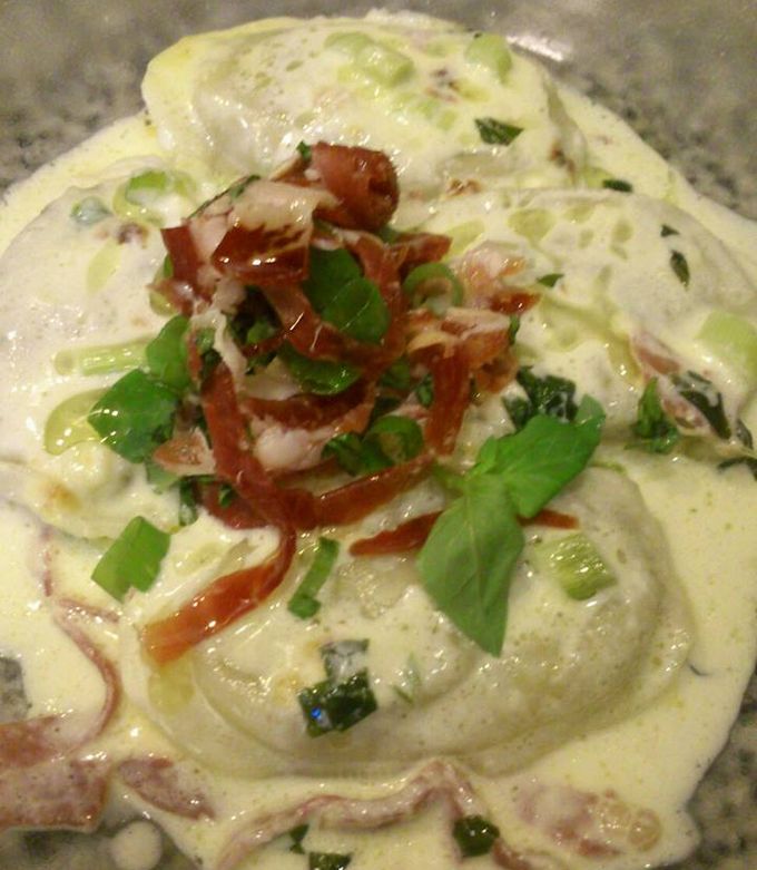 Foto principal de Salsa a base de jamón crudo para pastas