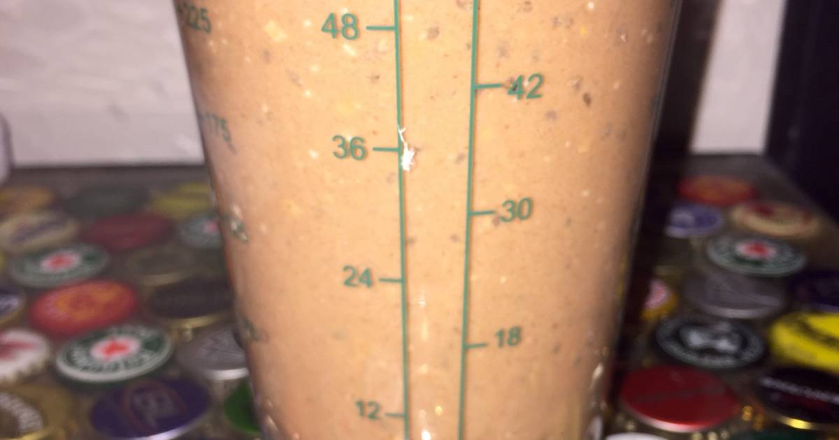 Chocolate Cake Batter Protein Shake Recipe by Lorena Quiñones Jr. Cookpad