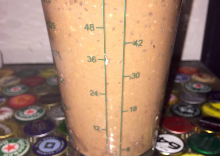 Recipe of Any-night-of-the-week Chocolate Cake Batter Protein Shake