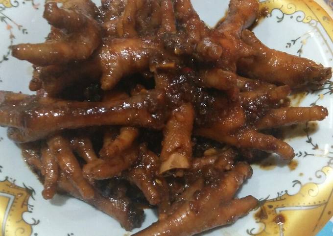 Ini dia! Resep mudah buat Ceker bumbu petis pedas dijamin sempurna