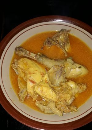 Foto resep Ayam kampung opor kuning