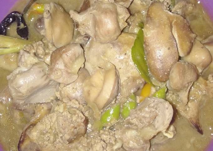 Semur ati ampela ayam