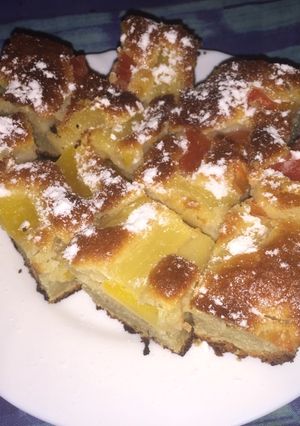Bögrés, gyümölcsös sütemény recept fotója