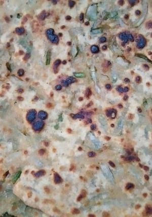 A picture of Spinach Parantha.