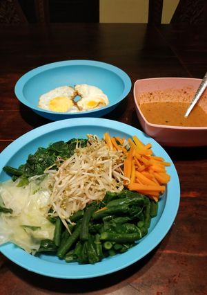 Foto resep Pecel Sayur Simple