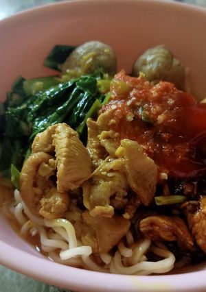 Foto resep Mie ayam bakso jawa