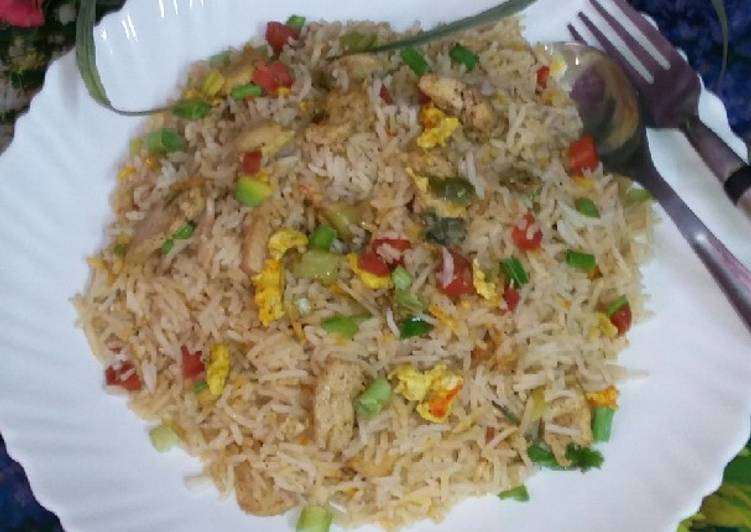 Step-by-Step Guide to Make Speedy Chicken Egg fried rice