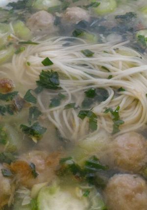 Foto resep Sayur misoa oyong (gambas)