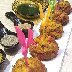 Rice Pakoras A picture of Rice Pakoras.