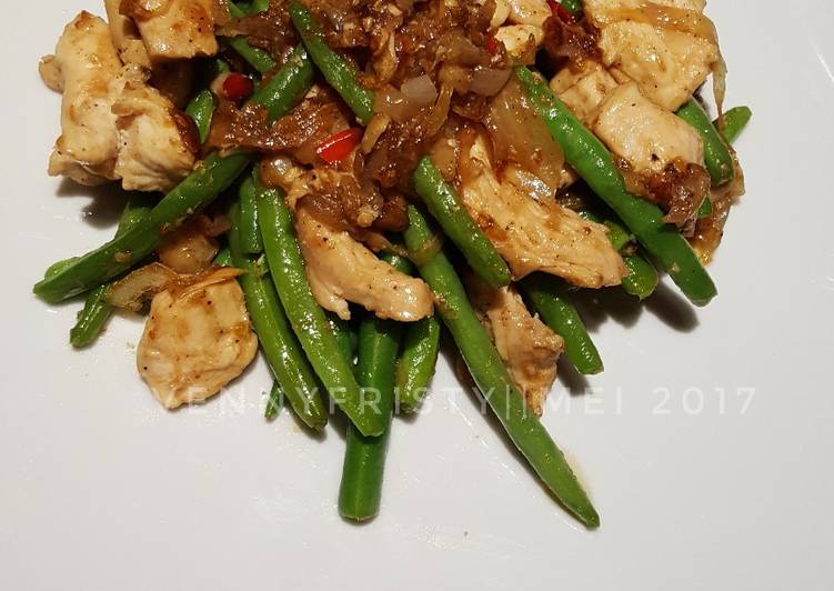 Resep Baby Buncis Cah Ayam yang Enak