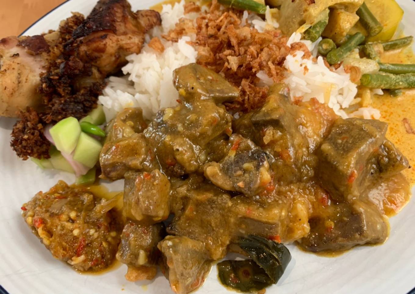Sate padang lidah sapi+tips kupas lidah no ribet, tanpa tusukan
