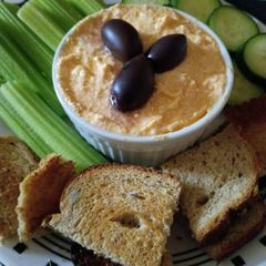 A picture of Mashed Feta Pepper Dip.