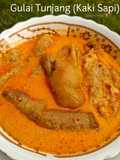 Gulai Tunjang (Kaki Sapi) ala Warung Padang
