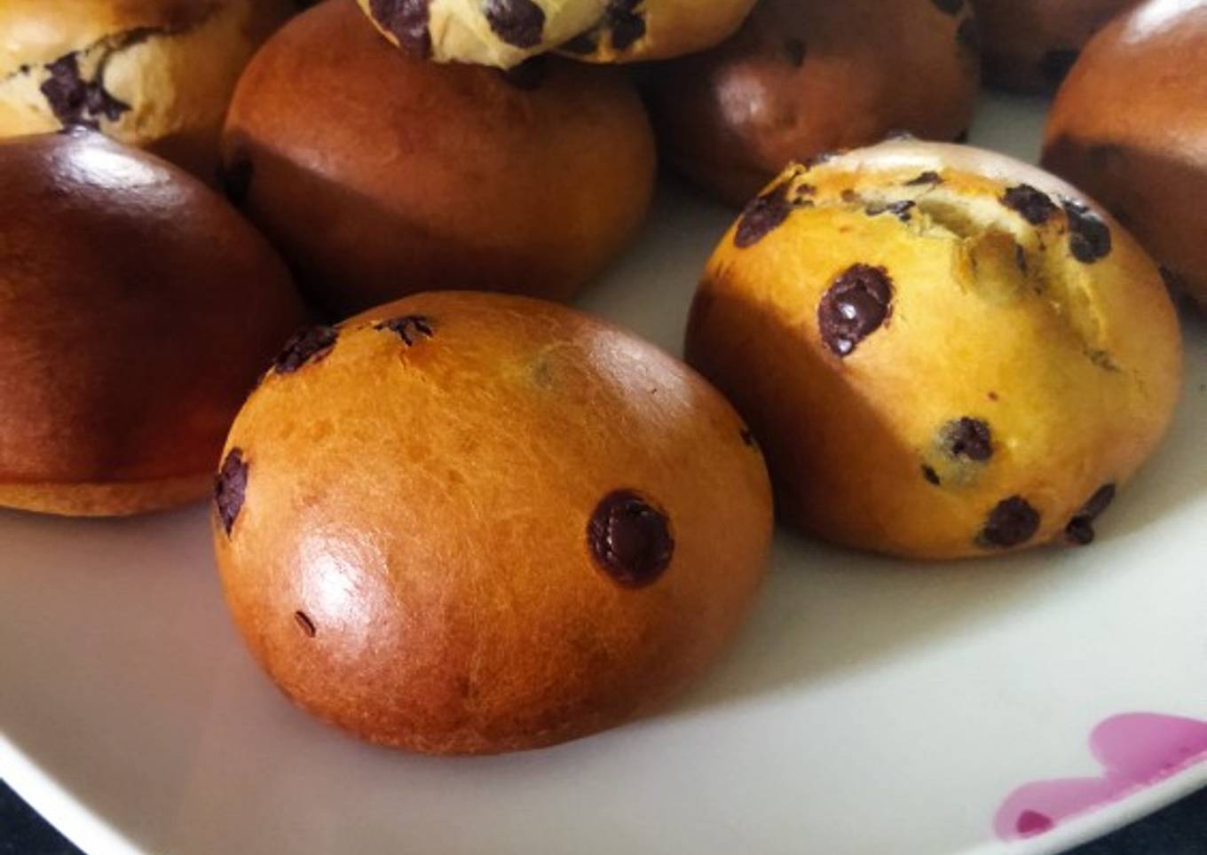 Briochettes façon pitch aux pépites de chocolat