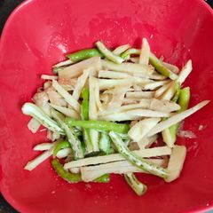 A picture of No oil Instant ginger and chilli pickle.