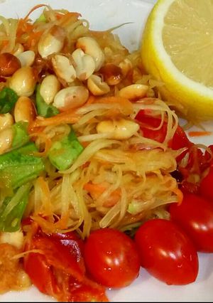 Foto resep SOM TAM (pepaya salad Thailand)