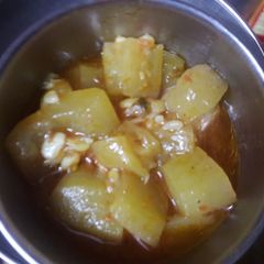 A picture of Bottle gourd Sabzi.