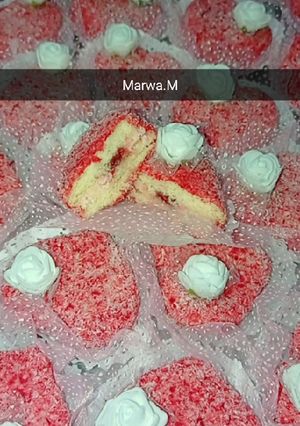 صورة لوصفة قلوب الفراولة 🍓🤤