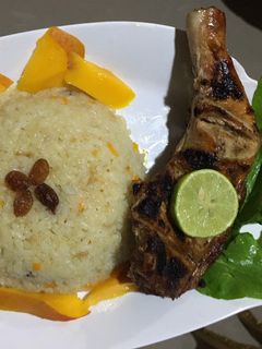 صورة لوصفة اطيب رز مبهر مع الدجاج المشوي 😋