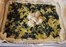 Torta salata cavolo nero e patate